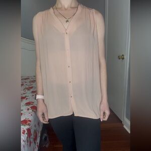 Peach neutral blouse